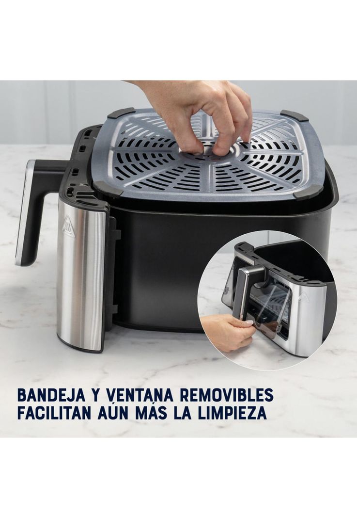 Oster Freidora de Aire Digital 7.5L Recubrimiento DiamondForce-9