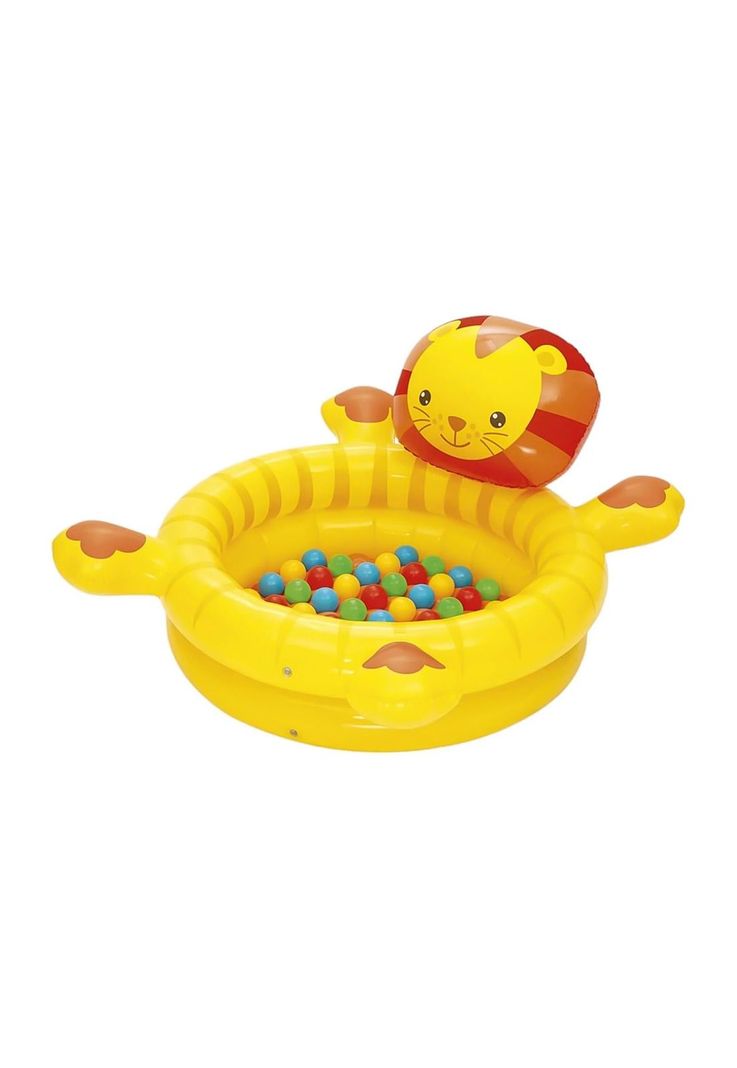 Piscina Bestway Leon inflable con Pelotas 111x98x61.5cm-0