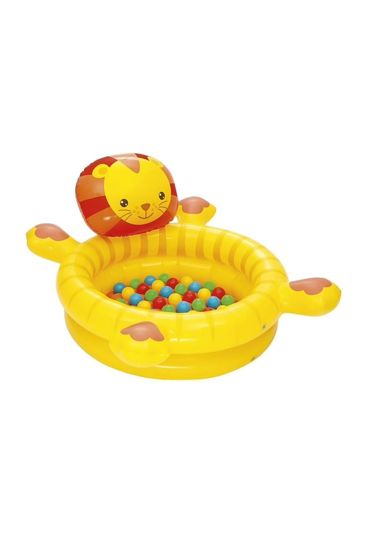 Piscina Bestway Leon inflable con Pelotas 111x98x61.5cm-1