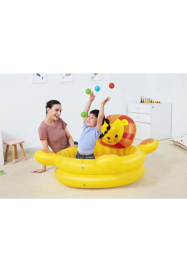 Piscina Bestway Leon inflable con Pelotas 111x98x61.5cm-6