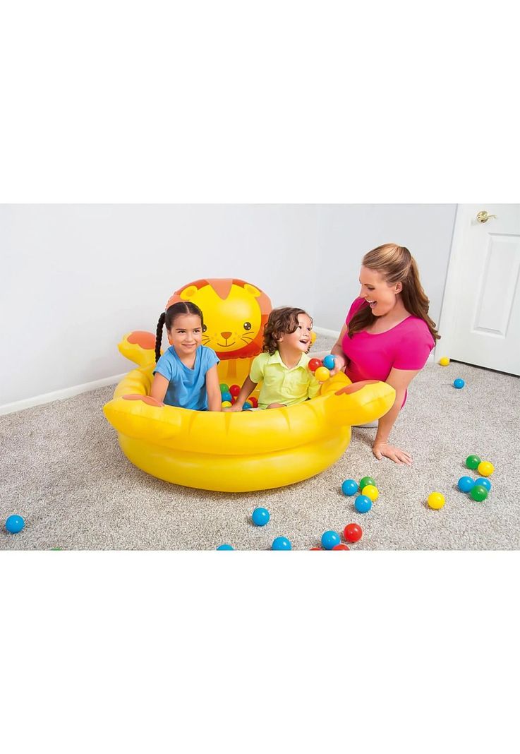 Piscina Bestway Leon inflable con Pelotas 111x98x61.5cm-7