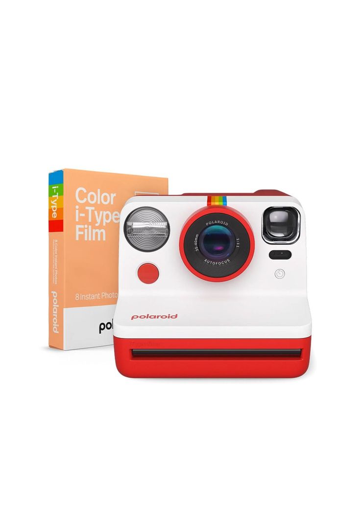 Kit Polaroid Now Red + Papel Fotográfico Pantone 2024-0