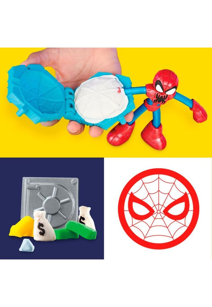 Play-Doh Spider-Man Lanza y Atrapa-2