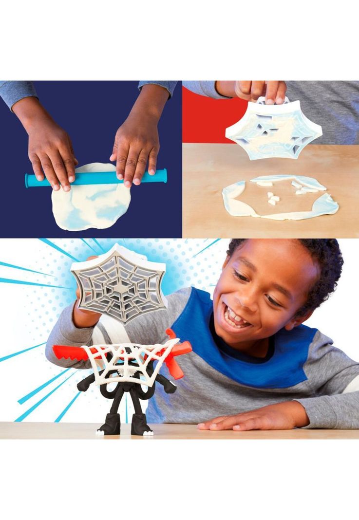 Play-Doh Spider-Man Lanza y Atrapa-3