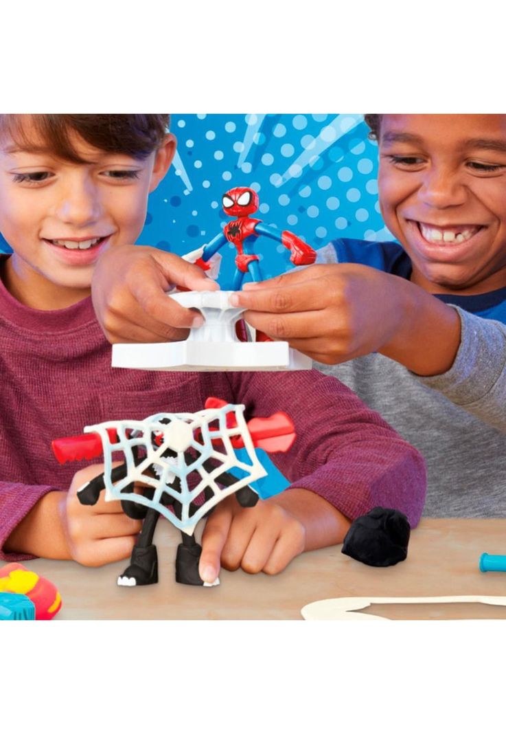 Play-Doh Spider-Man Lanza y Atrapa-7