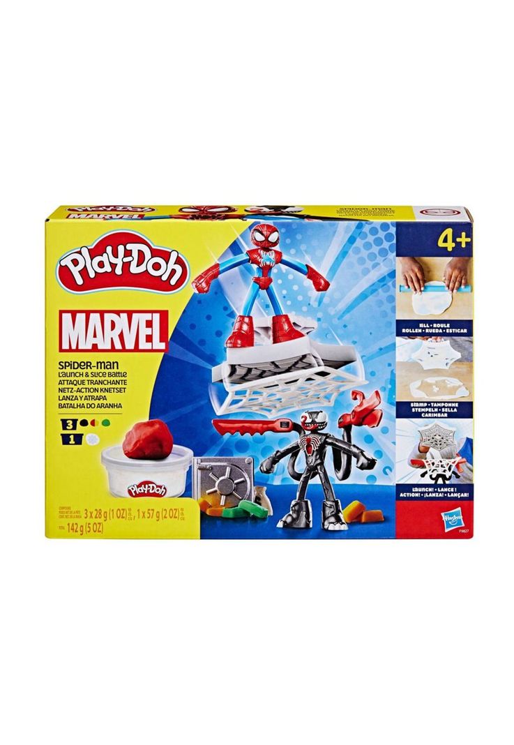Play-Doh Spider-Man Lanza y Atrapa-8