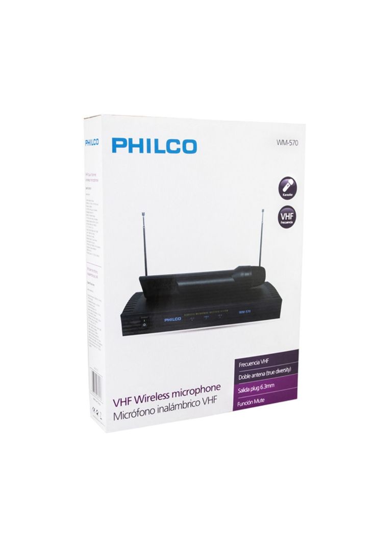 Philco Micrófonos Inalámbricos VHF FM WM570-2