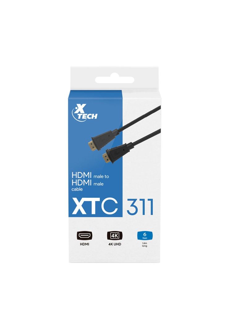 Cable Xtech HDMI M a HDMI M V1.3 CAT2 30AWG 1.80mts XTC-311-0