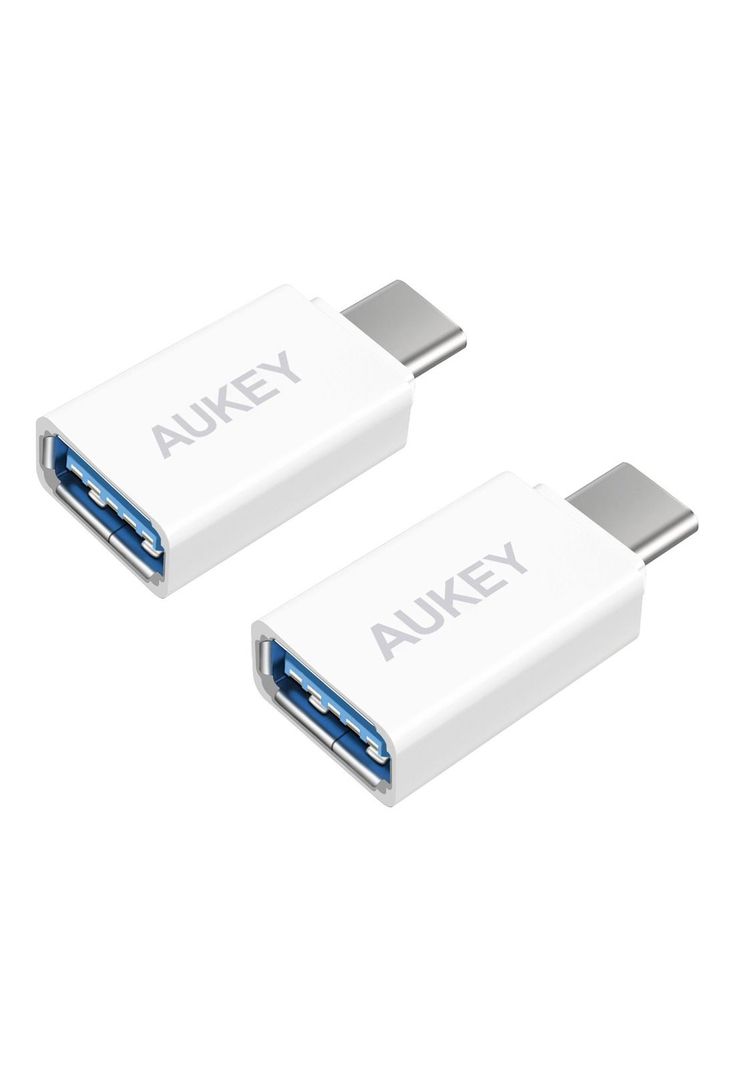 AUKEY Adaptador USB 3.0 a USB tipo C (2Unidades) Blanco-0
