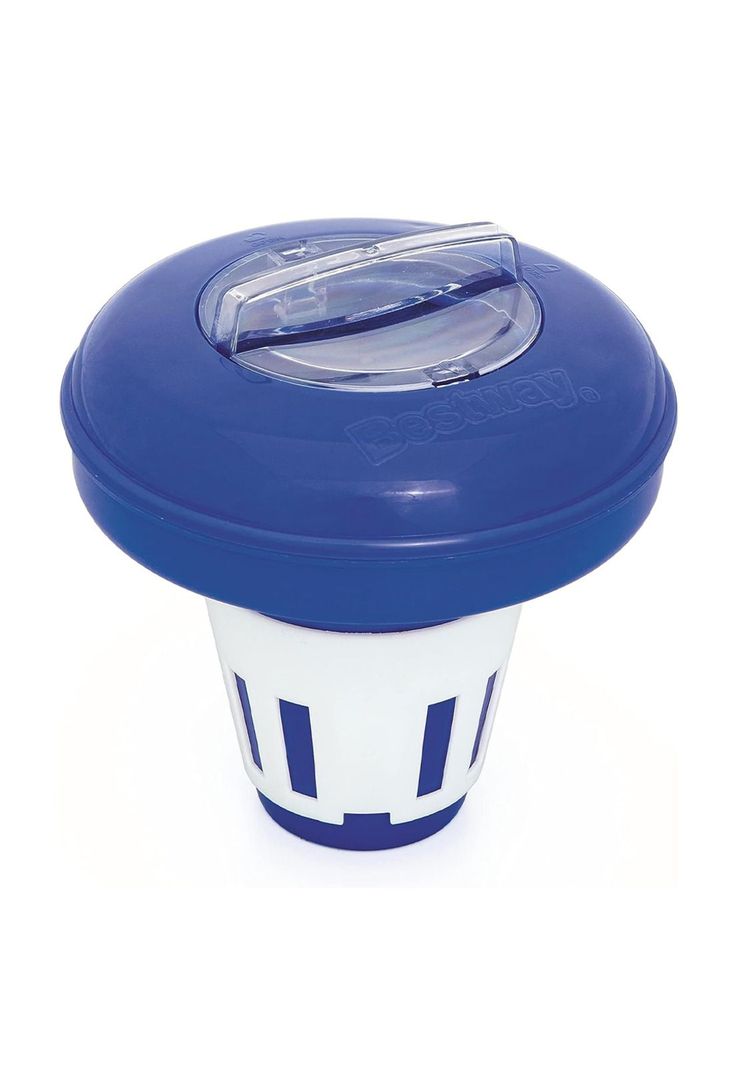 Kit Bestway Piscina Redonda Fácil Armado 168x51cm Azul + Porta Cloro-2