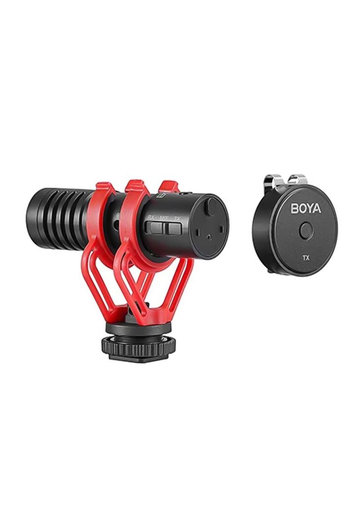 Boya BY-MM1W Micrófono Dual Para Cámara y Lavalier Inalámbrico-4