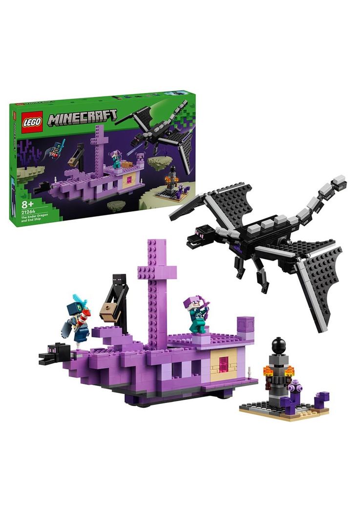 LEGO Minecraft El Dragón Ender y el Barco del End - 21264-0