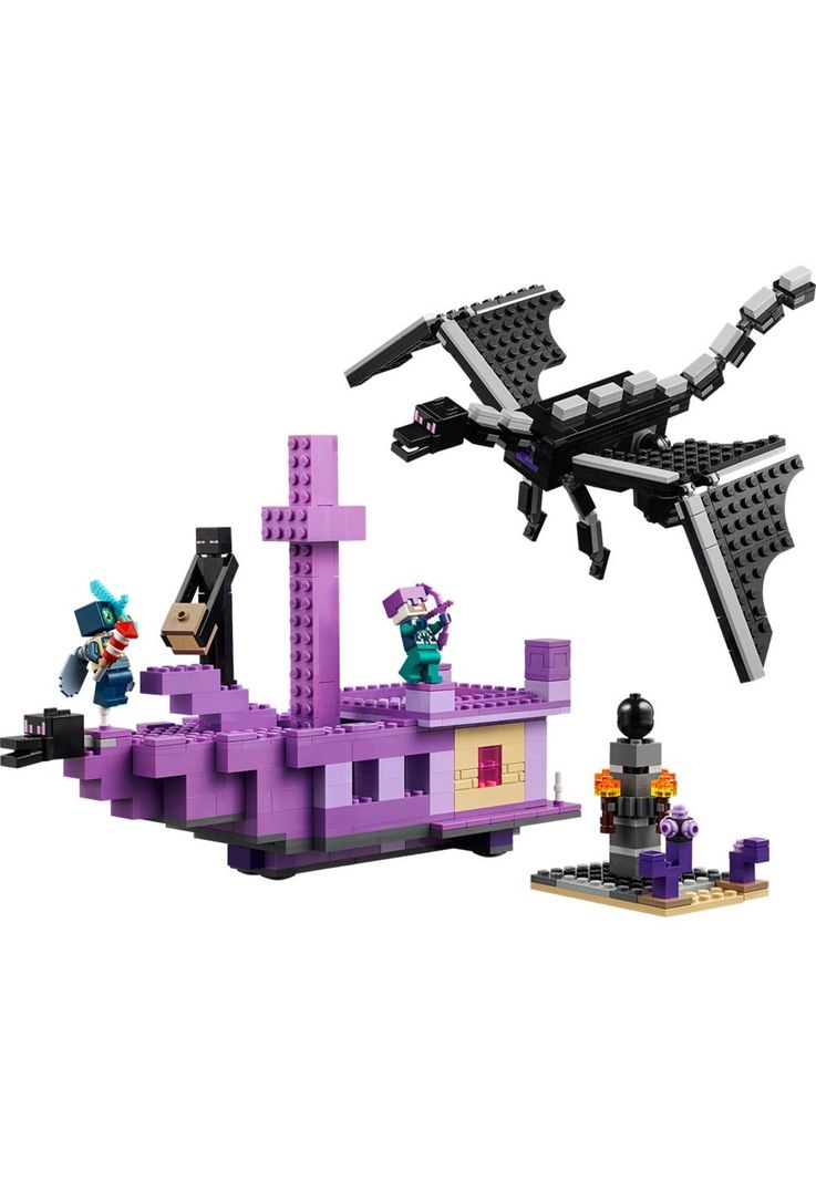 LEGO Minecraft El Dragón Ender y el Barco del End - 21264-1
