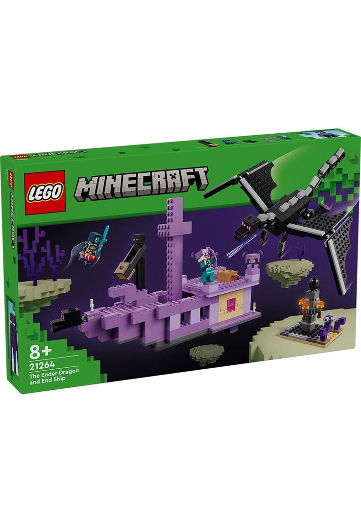 LEGO Minecraft El Dragón Ender y el Barco del End - 21264-7