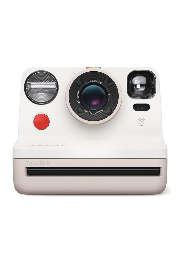 Polaroid Now Instant Film Camera 2da Generación (Blanco vintage)-1