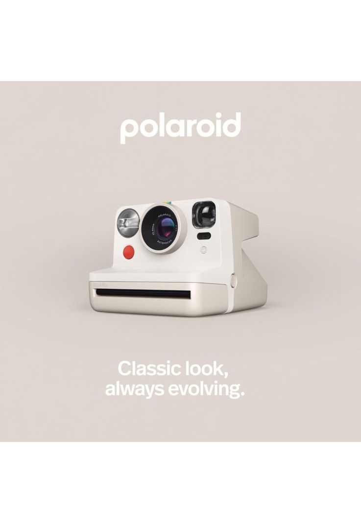 Polaroid Now Instant Film Camera 2da Generación (Blanco vintage)-5