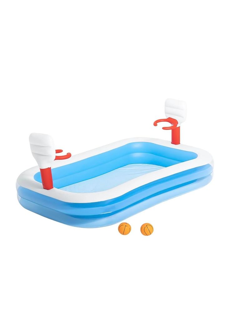 Piscina Bestway Inflable Basketball con Pelota 251x168x102cm-1