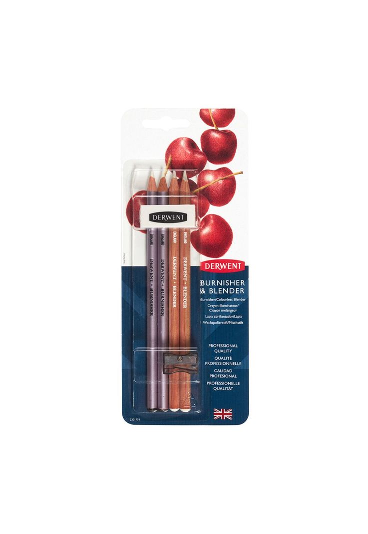 Set 4 Lápices Abrillantador y Mezclador Derwent-0