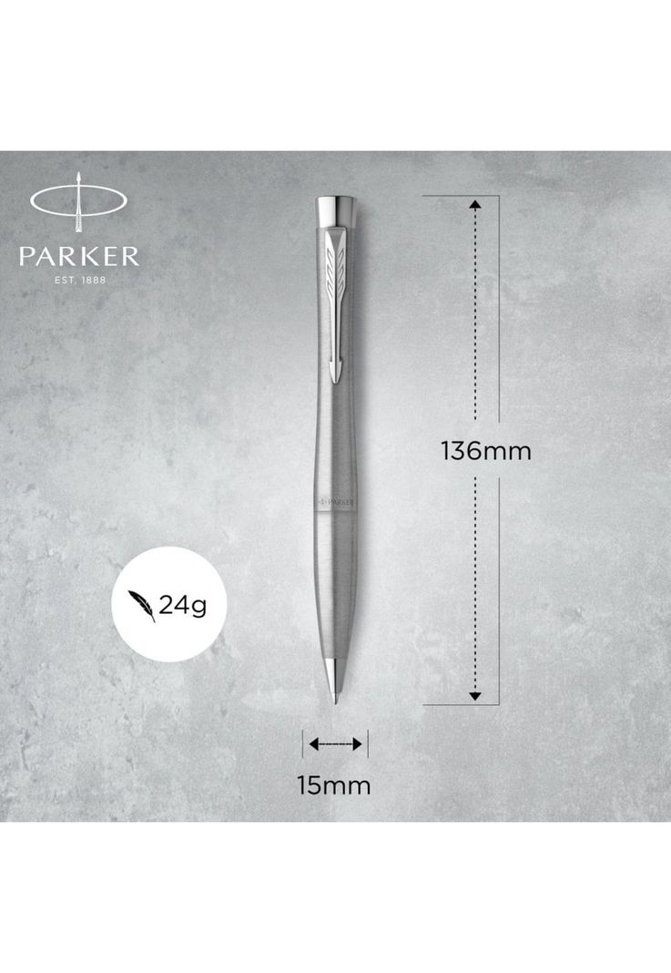 Parker Urban Twist Bolígrafo Punta Fina Metro Metallic CT-3