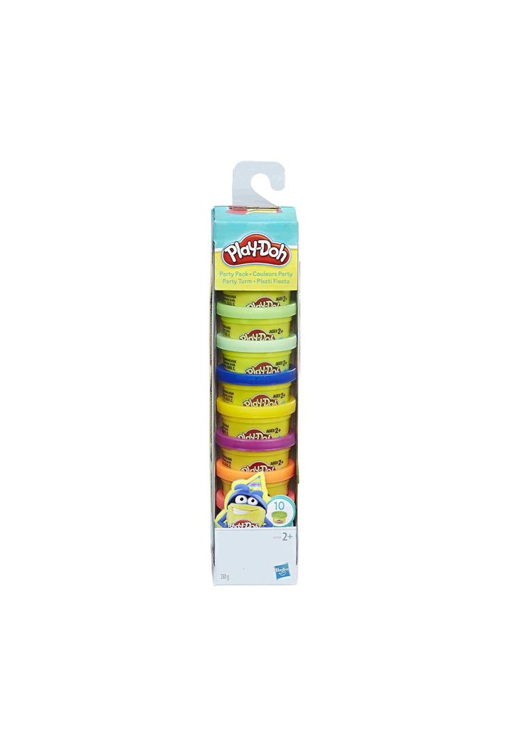 Play-Doh Tubo de Masitas Fiesta 10 Latas Pequeñas - Hasbro-0
