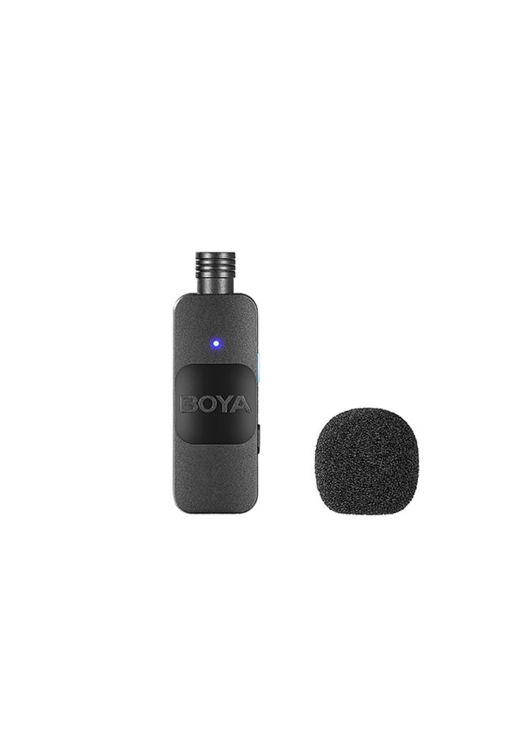 Boya BY-V20 Micrófono Inalámbrico Doble Ultra Compacto y Portable 2.4GHz Conector USB-C-4