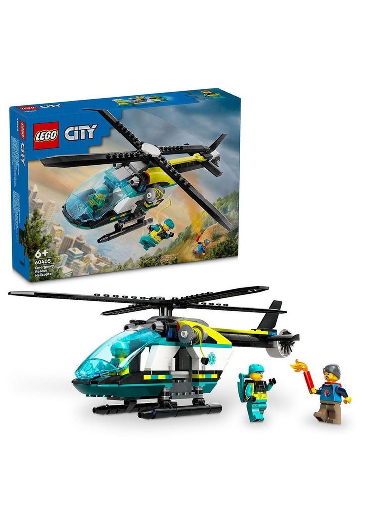 LEGO City Helicóptero de Rescate Para Emergencias - 60405-0