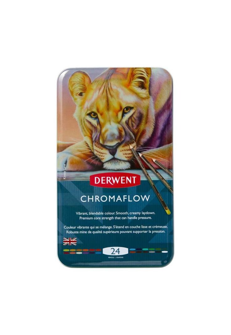 Derwent Lapiz Color Chromaflow 24 Colores-1