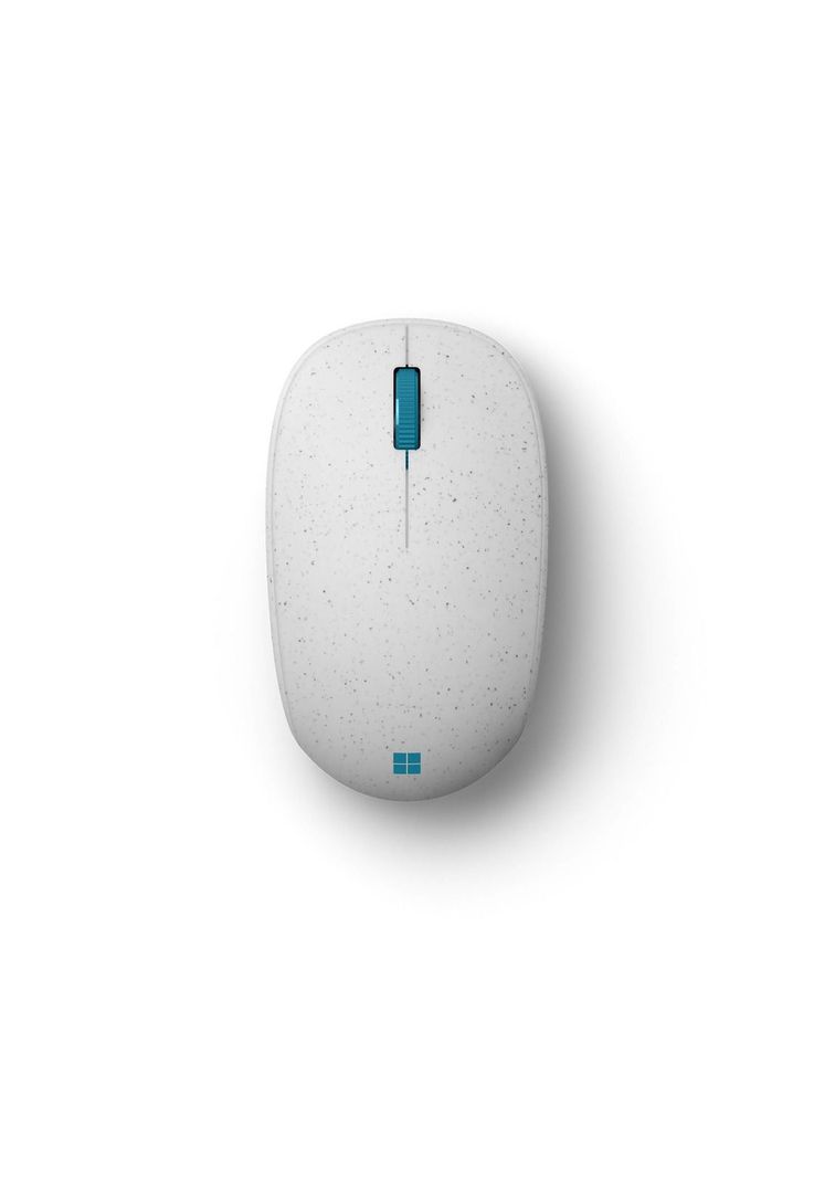 Microsoft Ocean Plastic Mouse Inalámbrico Bluetooth Plástico Reciclado 4 Botones - Blanco-0