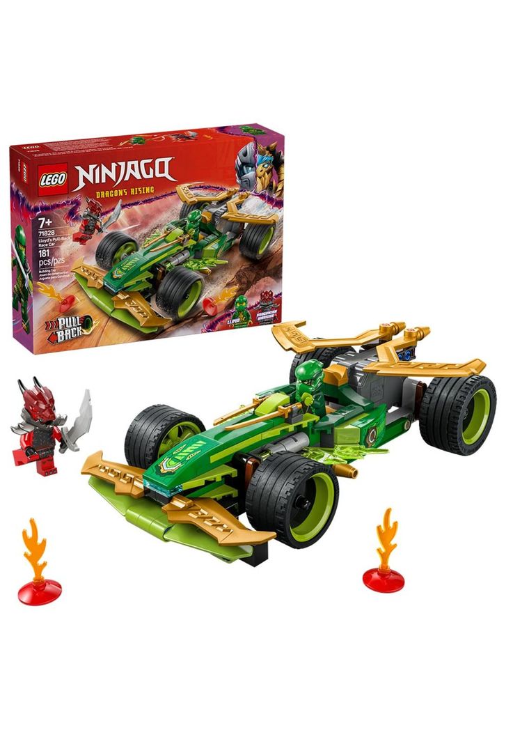 LEGO Ninjago Coche de Carreras con Motor de Carga Manual de Lloyd - 71828-0