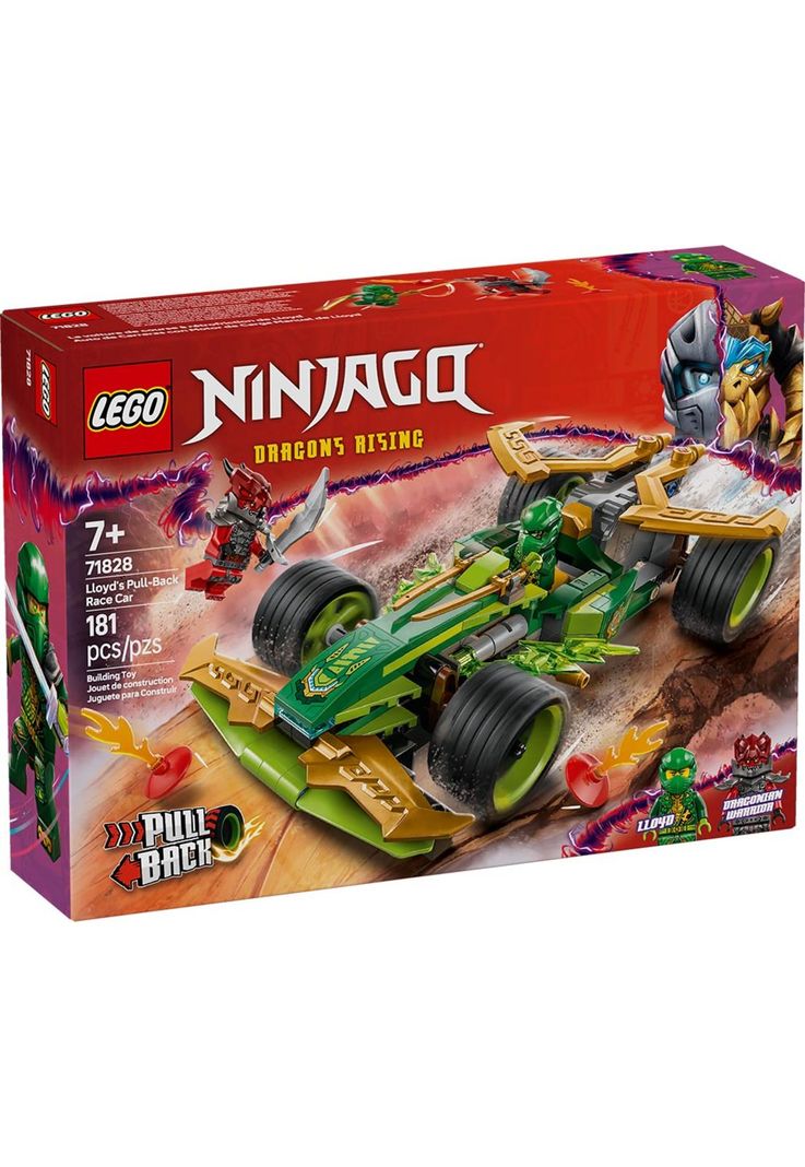 LEGO Ninjago Coche de Carreras con Motor de Carga Manual de Lloyd - 71828-8