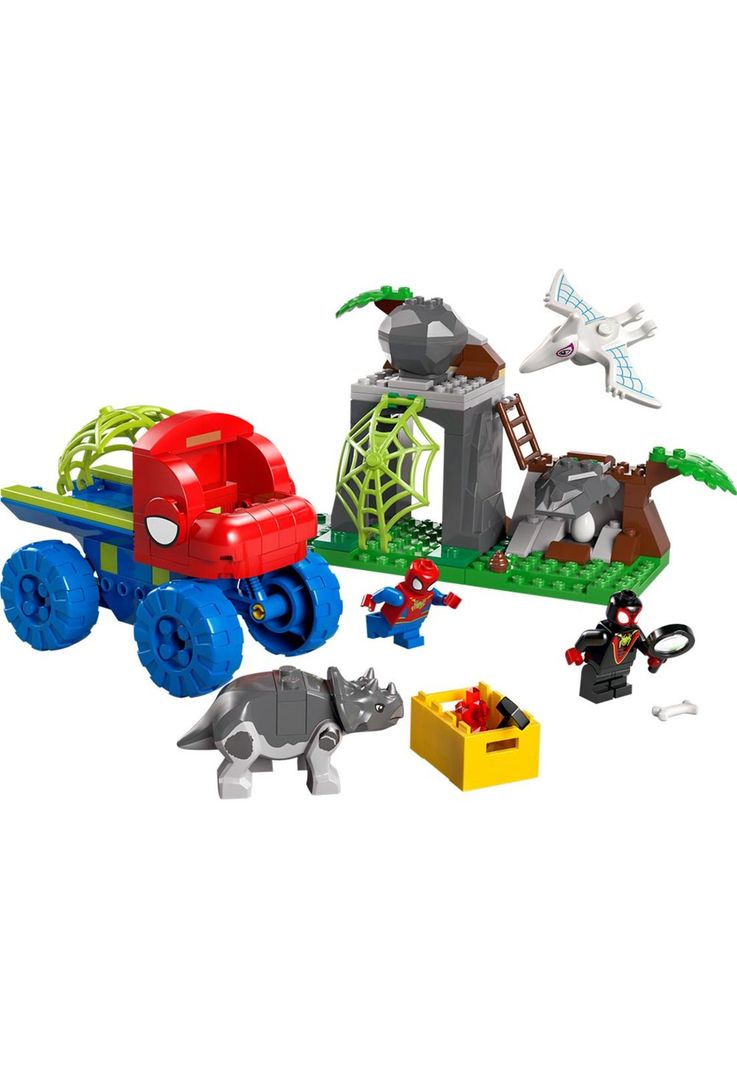 LEGO Spiderman Todoterreno Dinosaurio y Equipo Spidey al Rescate - 11199-1
