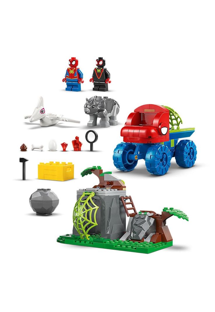 LEGO Spiderman Todoterreno Dinosaurio y Equipo Spidey al Rescate - 11199-3