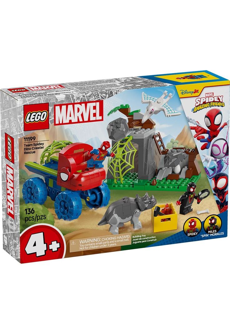 LEGO Spiderman Todoterreno Dinosaurio y Equipo Spidey al Rescate - 11199-8