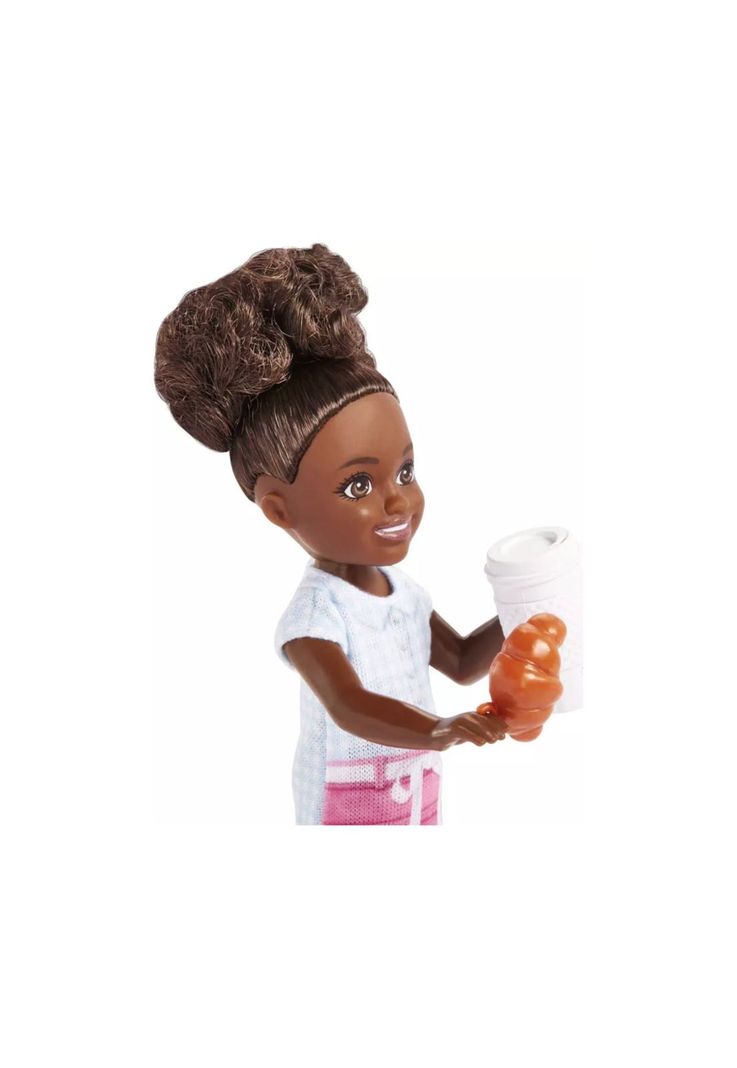 Barbie Chelsea Aprendiendo Profesiones Barista Mattel-0