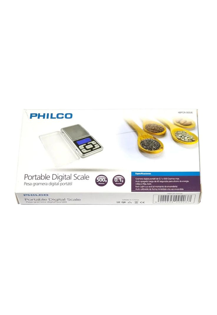 Philco Pesa Gramera Digital Portátil de 0.1 a 500 GR-5