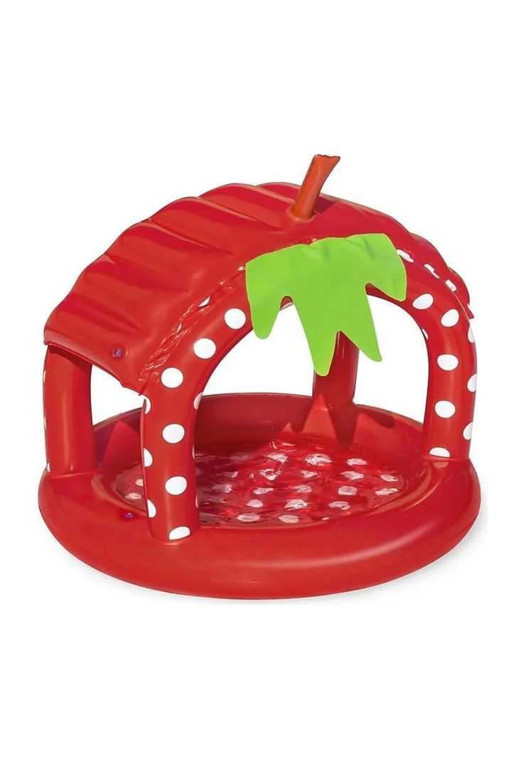 Piscina Bestway Inflable Frutilla con Techo para Bebés 91x91cm-3