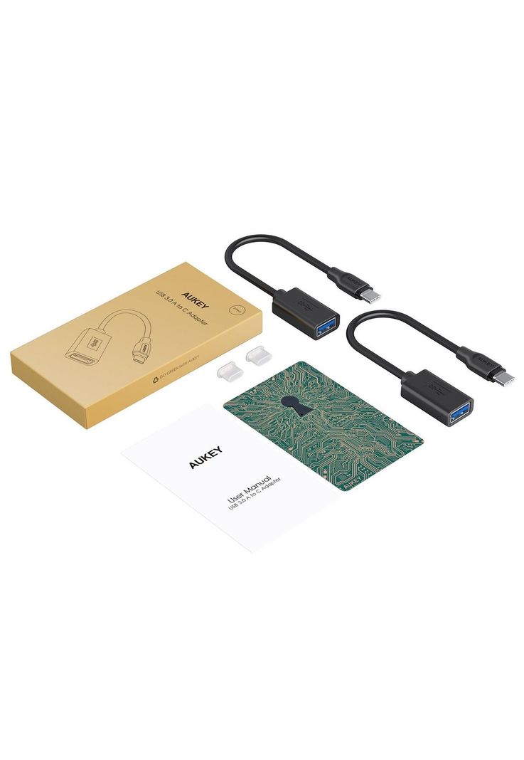 AUKEY Adaptador USB 3.1 Gen1 tipo C a USB 3.0 A/F Negro CB-A26-1
