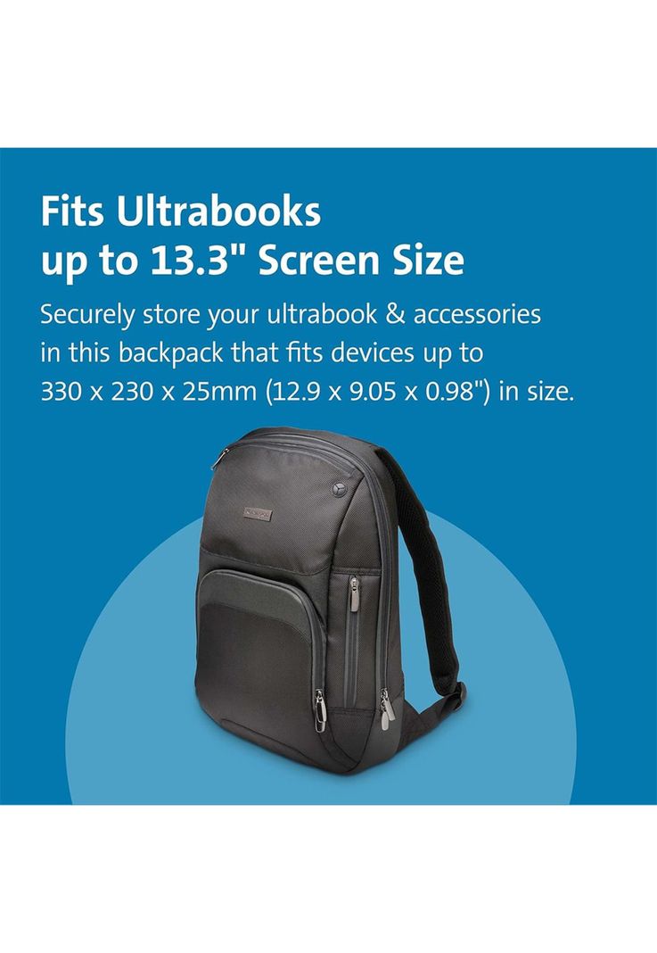 Kensington Mochila para Ultrabook Triple Trek 14" 22 Lts Negro-3