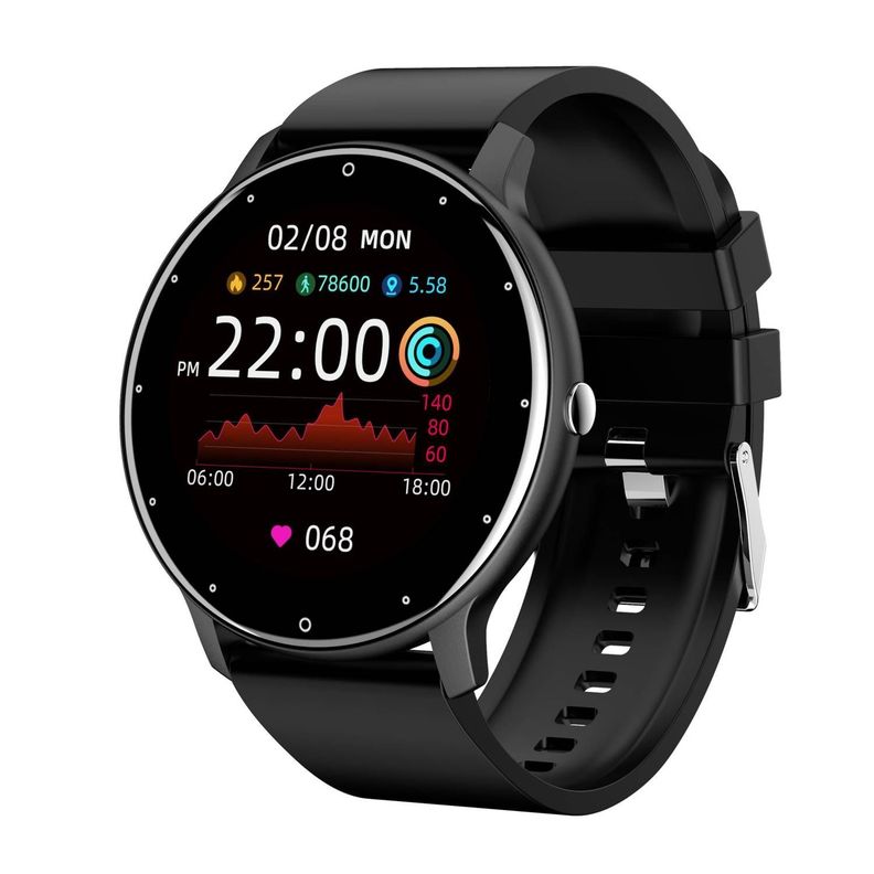 Reloj Inteligente Smartwatch Bluetooth ZL02 Sports Fitness Negro