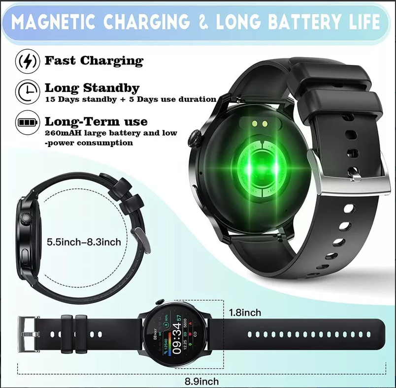 Reloj Inteligente Smartwatch Bluetooth Sports Fitness S46 PINK Nuevo-7