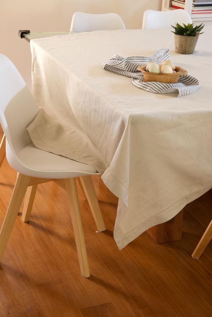 Mantel deshilado de lino 160x260 cms-0