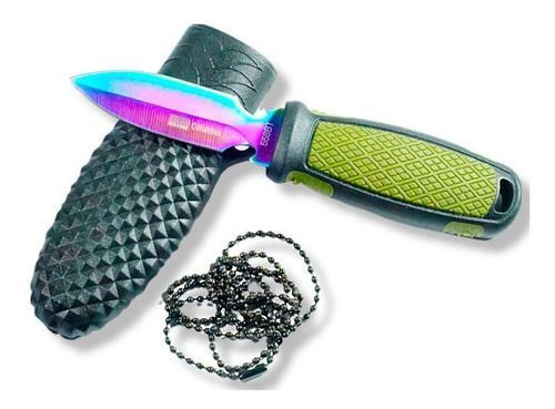 Mini Cuchillo Daga Green Pie Tornasol Tactico Personal Ak97