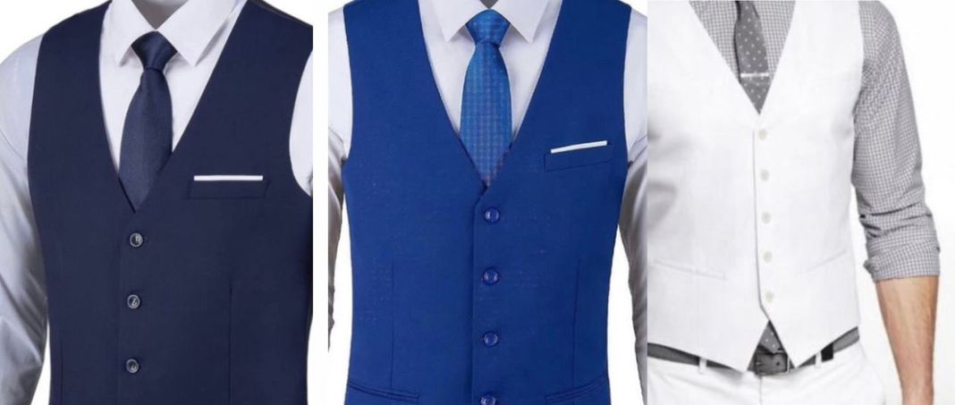 Hot sale Chaleco gilette traje de vestir para hombre-3
