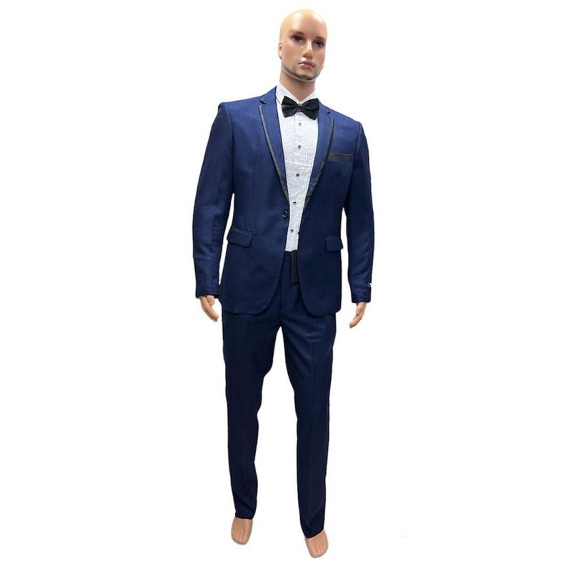Traje azul Marino de dos Piezas  muy elegante-0