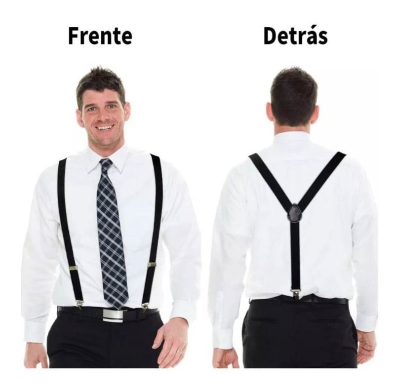 Set Suspensores tirantes + humita corbatin para adultos-2