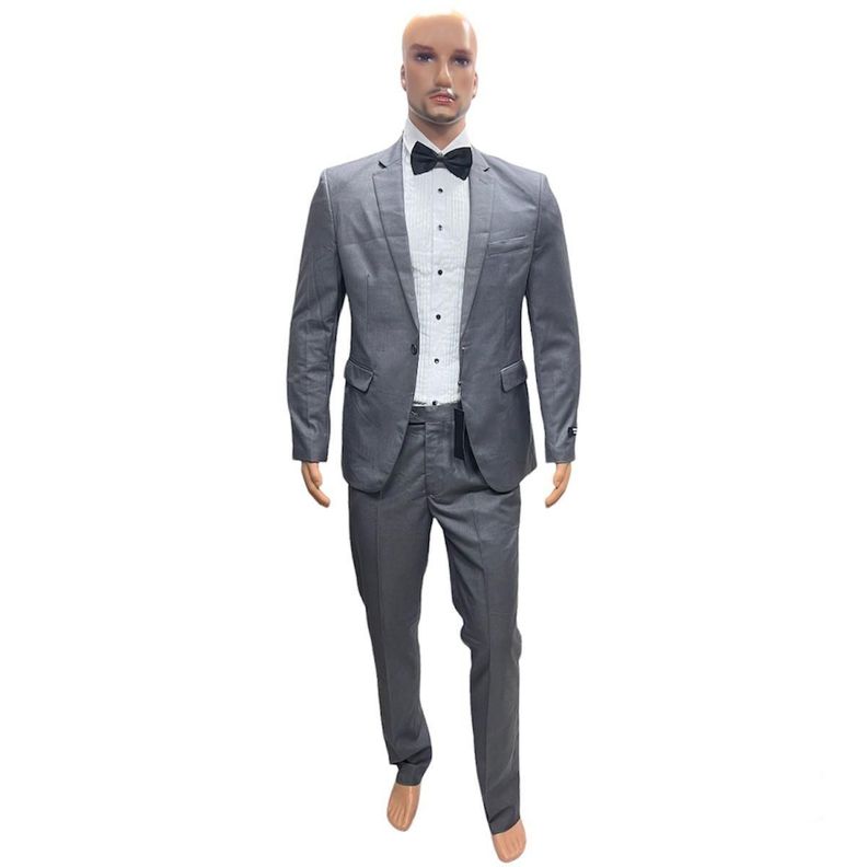 Traje Conjunto versátil gris muy atractivo-1