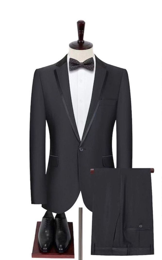 Traje clasico para hombre conjunto de 2 uds-0