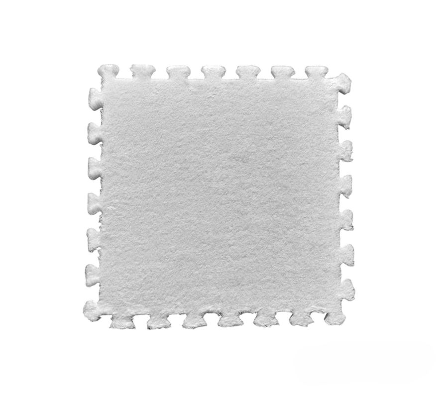 Pack Alfombra con Goma Eva Rompecabezas Didactica - Blanco-3