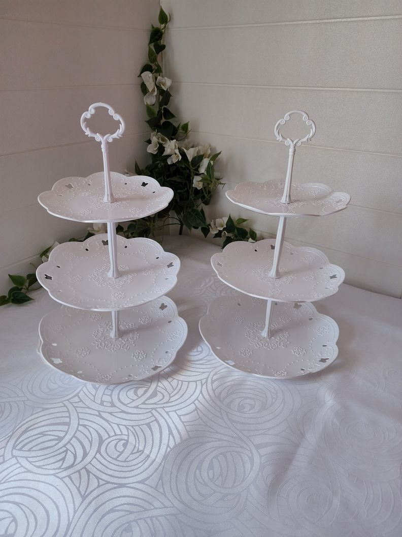 Set 5 Piezas Candy Bar (Porta Torta, Porta Cupcake, Bandeja)-3
