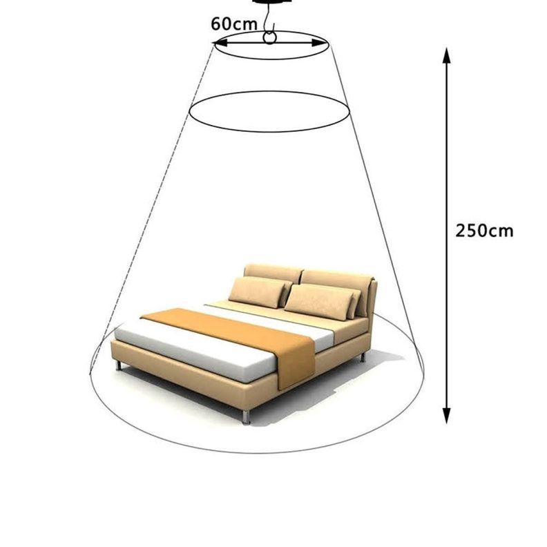 Malla Mosquitera Cerrada Para Cuna y Cama 1 Plaza - Lila-2
